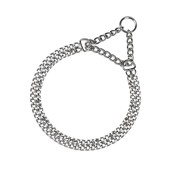 送料無料 イタリアferplast社 CHROM CSS5626 ダブルチョークチェーン クビワ 約...