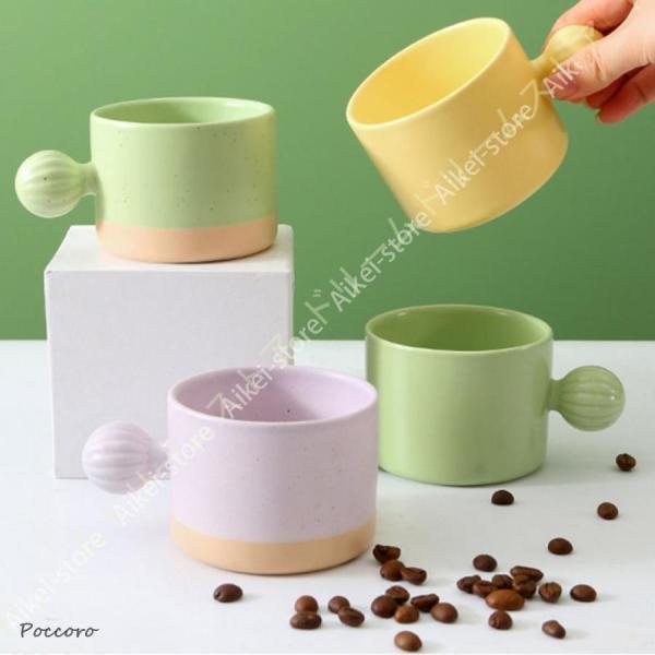 マグコップ コーヒーカップ マグカップ おしゃれ ィーカップ デザートカップ カフェー 洋食器 丸い...