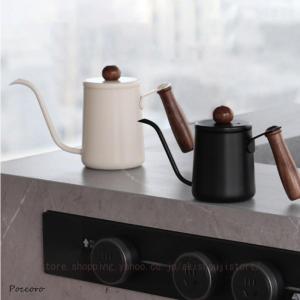 コーヒーポット ドリップケトル コーヒーケトル 細口 直火 蓋付きコーヒードリップポット ステンレス製 コーヒーハンドドリップ スタイリッシュ IH対応｜ポッコロストア