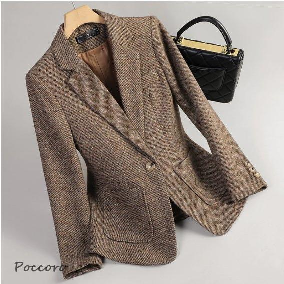 テーラードジャケット レディース 長袖 スーツジャケット ジャケット 春 秋 コート ビジネススーツ...