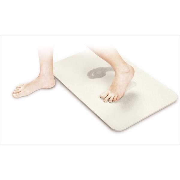 ＫＫ 珪藻土バスマットＭ（IV） アイボリー マット バス用品 検査確認済み品