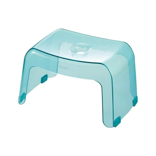 リッチェル 風呂椅子 カラリ 腰かけ 高さ20cm アクアブルー 4973655329856