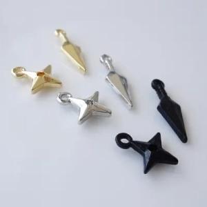 チャーム ハンドメイド材料 金属パーツ 手裏剣...の詳細画像2