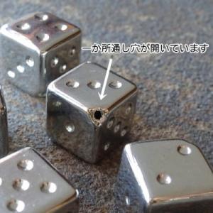 ビーズ ハンドメイド材料 サイコロビーズ 2個の詳細画像1
