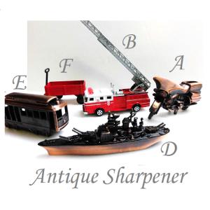 アンティーク鉛筆削り 戦車 ミニシャープナー レトロ コレクション