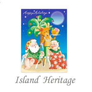 クリスマスカード ハワイ直送 ホリデーアワーII May your season  be filled  with holiday spirit   お届け方法ゆうパケットメール便で10枚迄