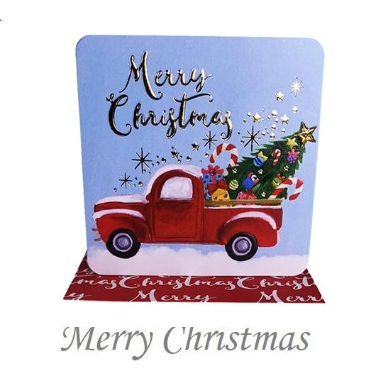 クリスマスギフトカード　クリスマスレッドカー