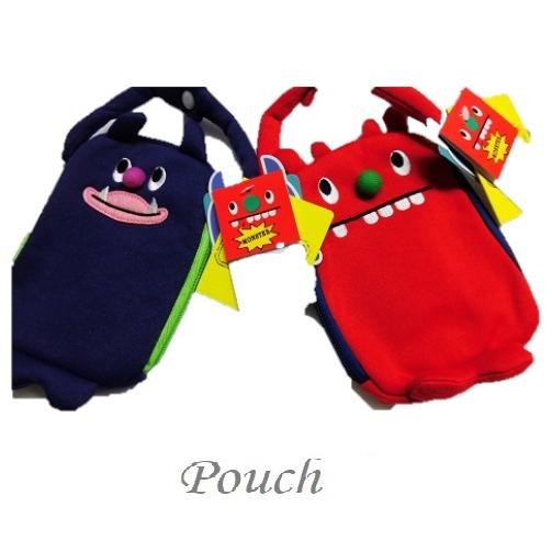 訳あり70％off!　お手上げゴメン!　モンスターポーチ　色移り品