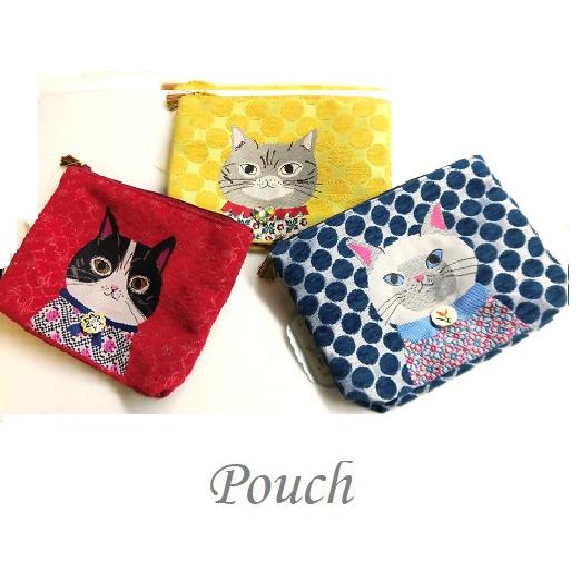 パーラーすずらん堂　シェニール織りジャガード　ポーチ