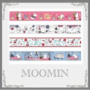 MOOMIN（ムーミン） フィルムマスキングテープ Flower CL MOFM15-017