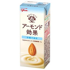 グリコ アーモンド効果 砂糖不使用 アーモンドミルク 200ml×24本 常温保存可能