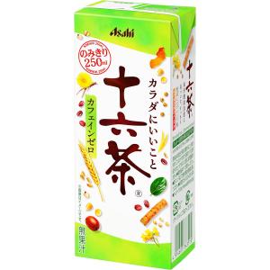 アサヒ飲料 十六茶 LL 紙パック スリム 250ml×24本｜Pochi-Pochi