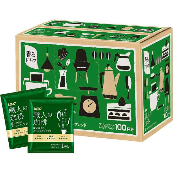 UCC 職人の珈琲 ドリップコーヒー 深いコクのスペシャルブレンド 100杯 700g