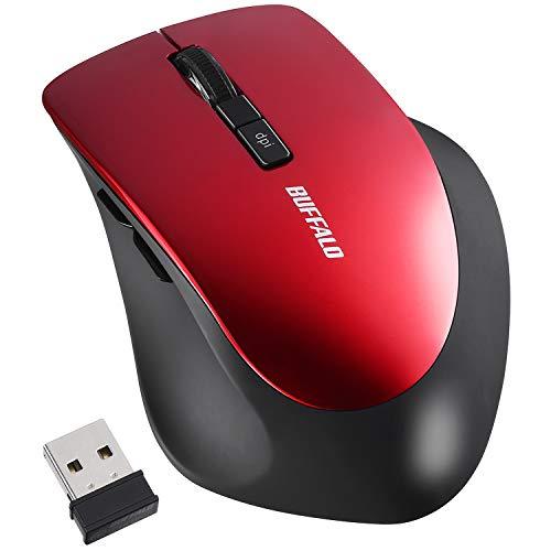 バッファロー マウス 無線 ワイヤレス 静音 5ボタン 戻る/進むボタン搭載dpi切替 BlueLE...