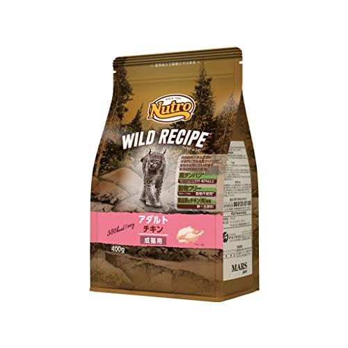 ニュートロ キャット ワイルド レシピ アダルト チキン 成猫用 400g キャットフード グレイン...