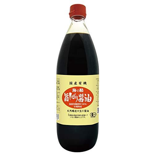 海の精 国産有機 旨しぼり醤油 1L