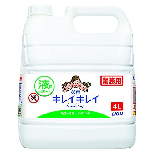 キレイキレイ 業務用 大容量薬用 ハンドソープ (医薬部外品) 詰替え用 4L