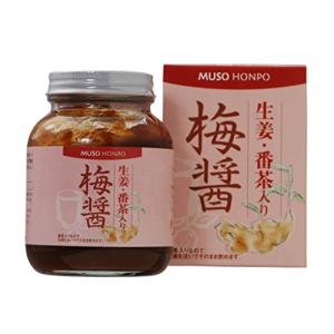 梅醤番茶　徳用　350g　ムソー食品　6瓶 ムソー食品工業 生姜・番茶入り 梅醤 ( 350g )/ 無双本舗 : 爽快