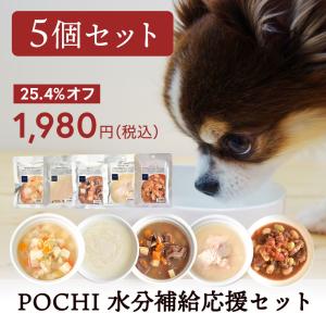POCHI(ポチ) 水分補給応援セット　限定品 犬用 レトルト