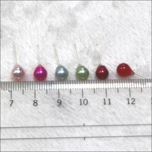 1円 樹脂ピアス カラーパール ピアス イヤー...の詳細画像2