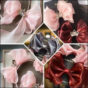 新作 オーガンジーウェービィーリボン ホログラム