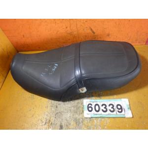 60339 カワサキ ZR250A-039〜 バリオス '93 1型 純正 シート 破れ無 レザー柔...