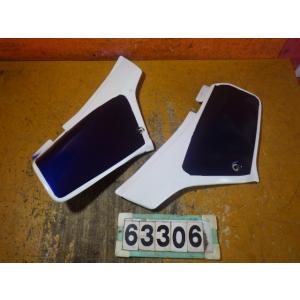 63306 ホンダ MD16-100〜 XLR250R '85 純正 サイドカバー 左右 割れ無 ペ...