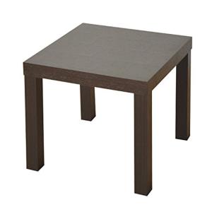 山善(YAMAZEN) キュービックテーブル(45×45cm) ダークブラウン ET-4545(DBR)S*｜pochon-do