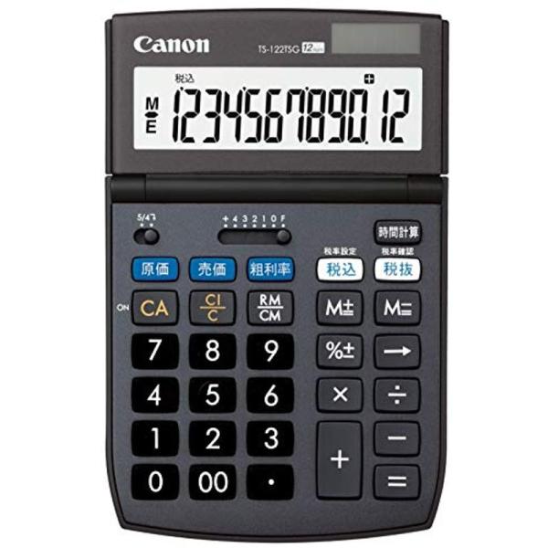 Canon 12桁電卓 TS-122TSG SOB グリーン購入法適合 商売計算機能付