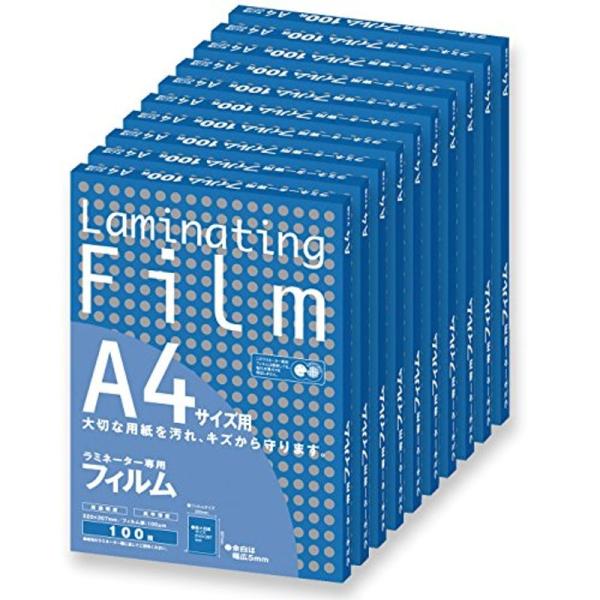 アスカ ラミネートフィルム A4 幅広タイプ 1000枚まとめ買いセット 帯電抑制タイプ BH914...