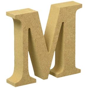 マルカイコーポレーション インテリア オブジェ アルファベット レター 木製 M｜pochon-do
