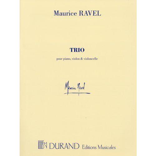 ラヴェル: ピアノ三重奏曲/デュラン社/演奏用パート譜セット