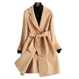 スーパーセール期間限定 ウールコート チェスターコート レディース ウール90 カシミヤ10 テーラードコート ダブルフェイス生地 ロングコート ラシャコート レディースウエア