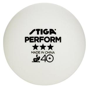 STIGA(スティガ) 卓球 ボール 3スター パフォーム 40+ 100個入り 1113221010｜pochon-do
