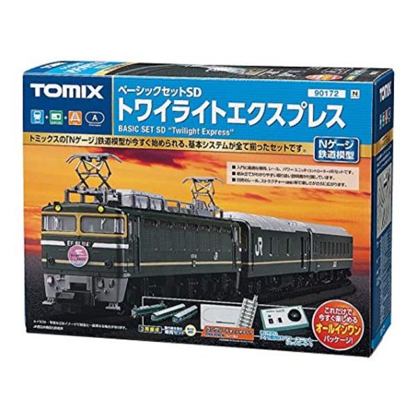 TOMIX Nゲージ ベーシックセットSD トワイライトエクスプレス 90172 鉄道模型 入門セッ...