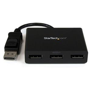 StarTech.com 3ポートMSTハブ DisplayPort - 3x DisplayPort マルチモニタースプリッタ 4K対応｜pochon-do