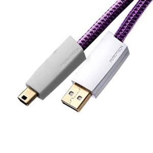 フルテック USBケーブルAタイプ⇔ミニBタイプ(1.2m）FURUTECH GT2PRO-MB1.2｜pochon-do