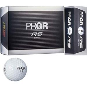PRGR(プロギア) RS スピン ゴルフ ボール ホワイト 3層構造 1ダース 12個入り｜pochon-do