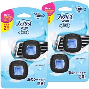 まとめ買いファブリーズ 消臭芳香剤 車用 クリップ型 イージークリップ 2mL×4個 スカイブリーズ｜pochon-do