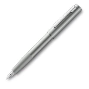 LAMY ラミー 万年筆 M 中字 アイオン オリーブシルバー L77OS-M 両用式 正規輸入品｜pochon-do