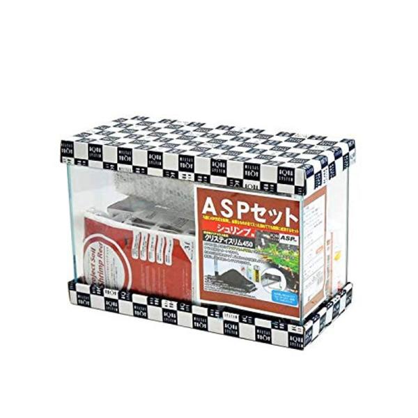 水槽セット アクアシステム ASPセット シュリンプ用 クリスティスリム450LED Hz共用