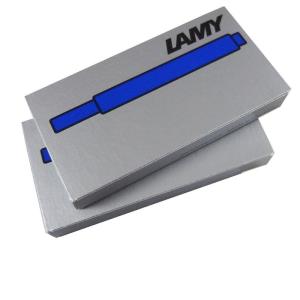 LAMY ラミー 万年筆用 カートリッジインク ブルー 1箱5本入り×2箱セット LT10BL 並行輸入品｜pochon-do