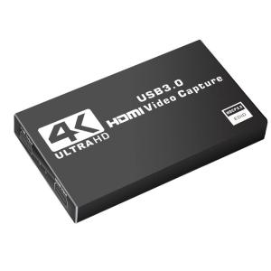 4K キャプチャーボード switch対応 1080P 60fps USB3.0 ビデオゲームキャプ...