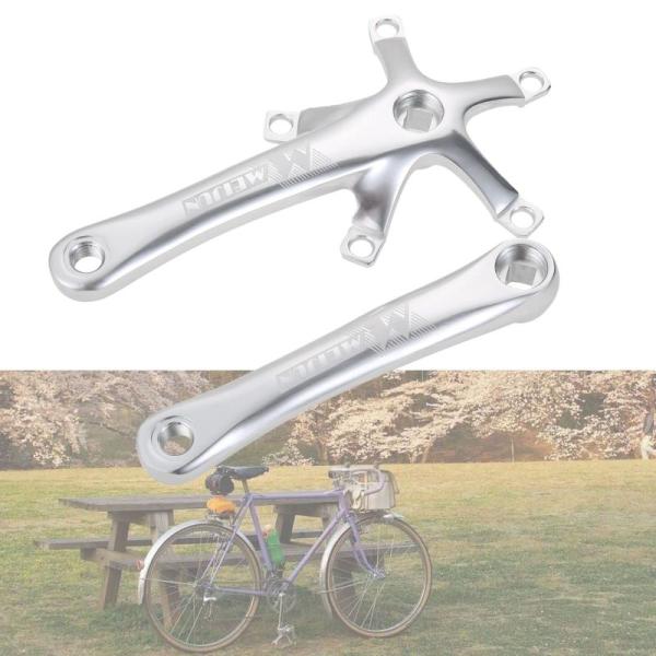 自転車クランク 自転車クランクアームセット BCD130ｍｍ クランクシングル 170mm クランク...
