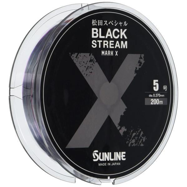 サンライン(SUNLINE) 松田スペシャル ブラックストリームマークX 200m単品 6号