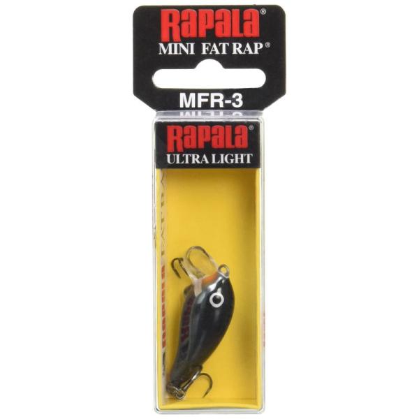Rapala(ラパラ) クランクベイト ミニファットラップ 3cm 4g カーボン CBN MFR3...