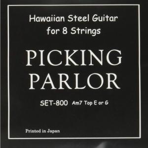 PICKING PARLOR スティールギター8弦用セット弦 Am7 TopE or TopG SET-800｜pochon-do