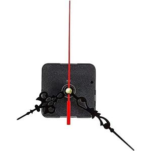 Doyeemei 時計 ムーブメント クォーツムーブメント 3つのポインターセット 手作り 掛け時計用 クロックDIY補修部品 (赤い針)｜pochon-do