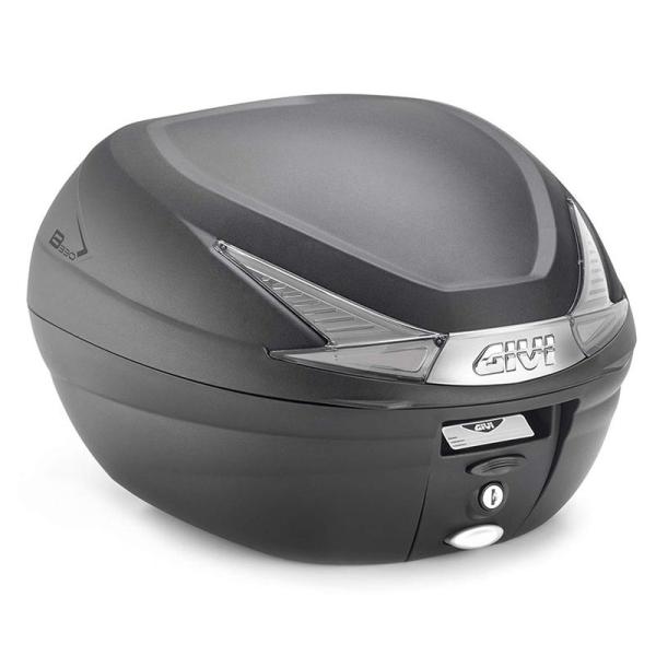 GIVI(ジビ) バイク用 リアボックス 33L 未塗装ブラック スモークレンズ モノロックケース ...