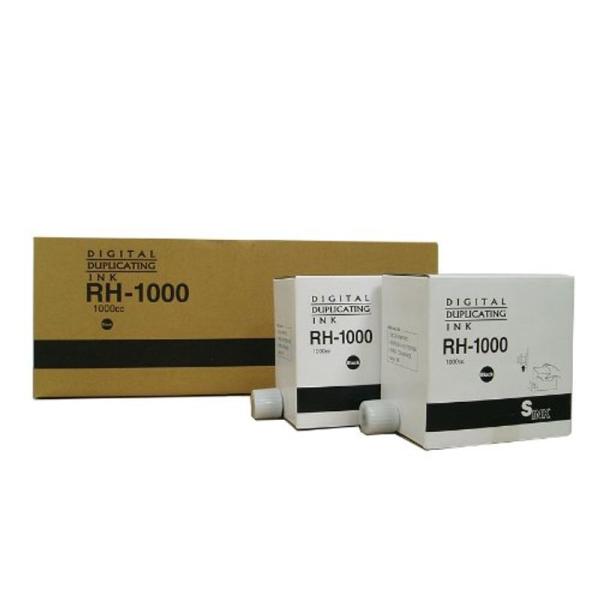 リコー 印刷機汎用インク 1000cc×5本 RH1000D黒 サテリオB410他対応